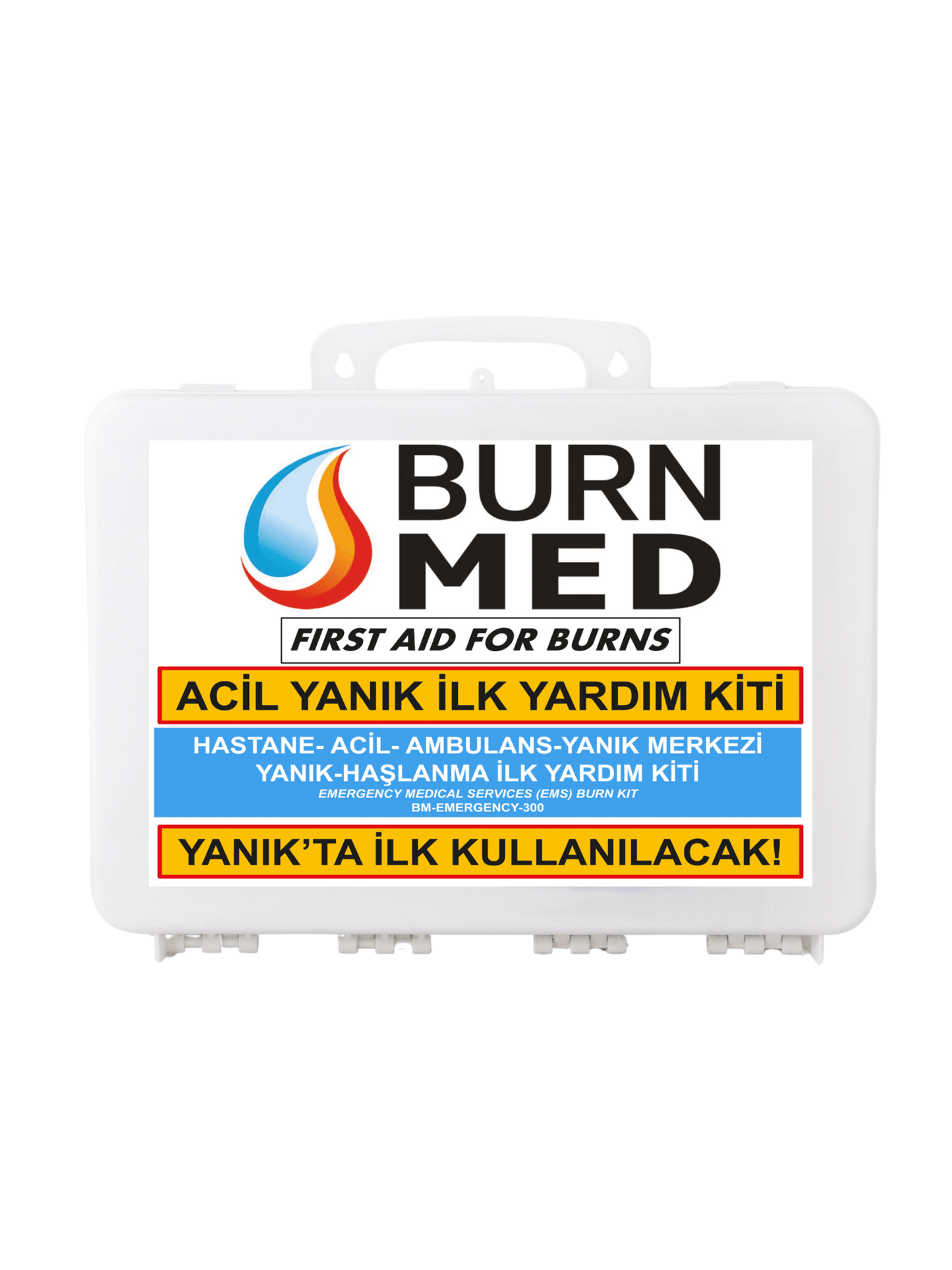 BURNMED | HASTANE | AMBULANS | İTFAİYE YANIK İLK YARDIM KİTİ - BURNMED