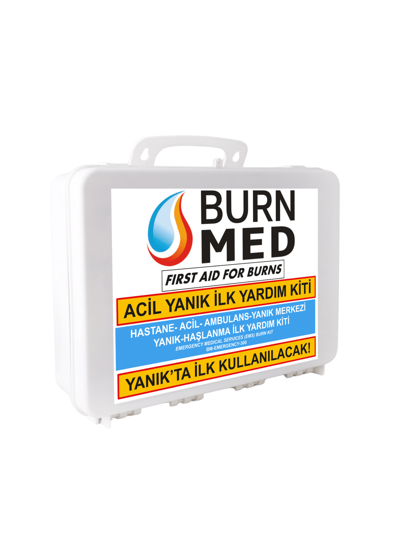 BURNMED | HASTANE | AMBULANS | İTFAİYE YANIK İLK YARDIM KİTİ - BURNMED
