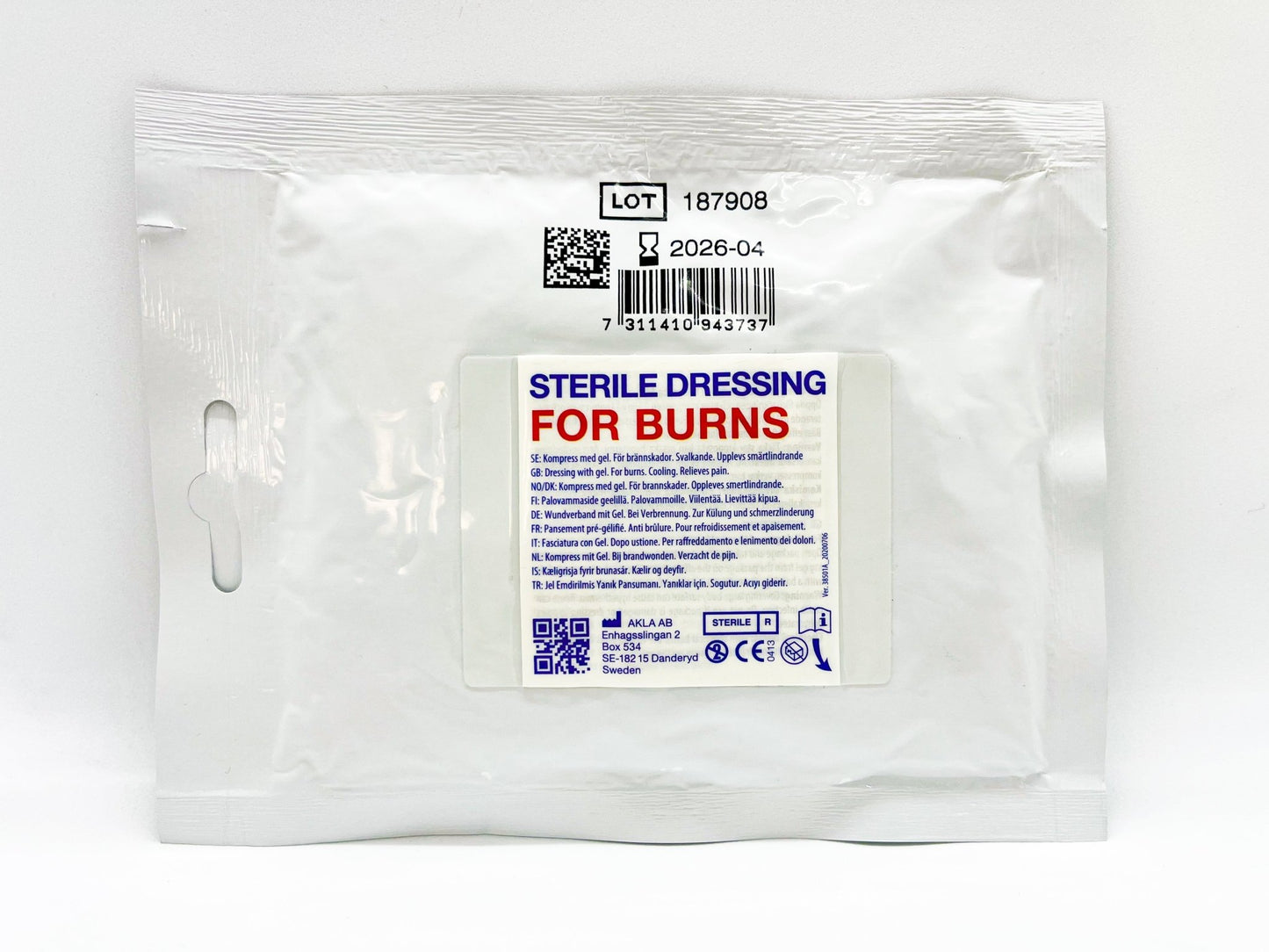 BURNMED YANIK İLK YARDIM PANSUMANI 10X10CM - BURNMED