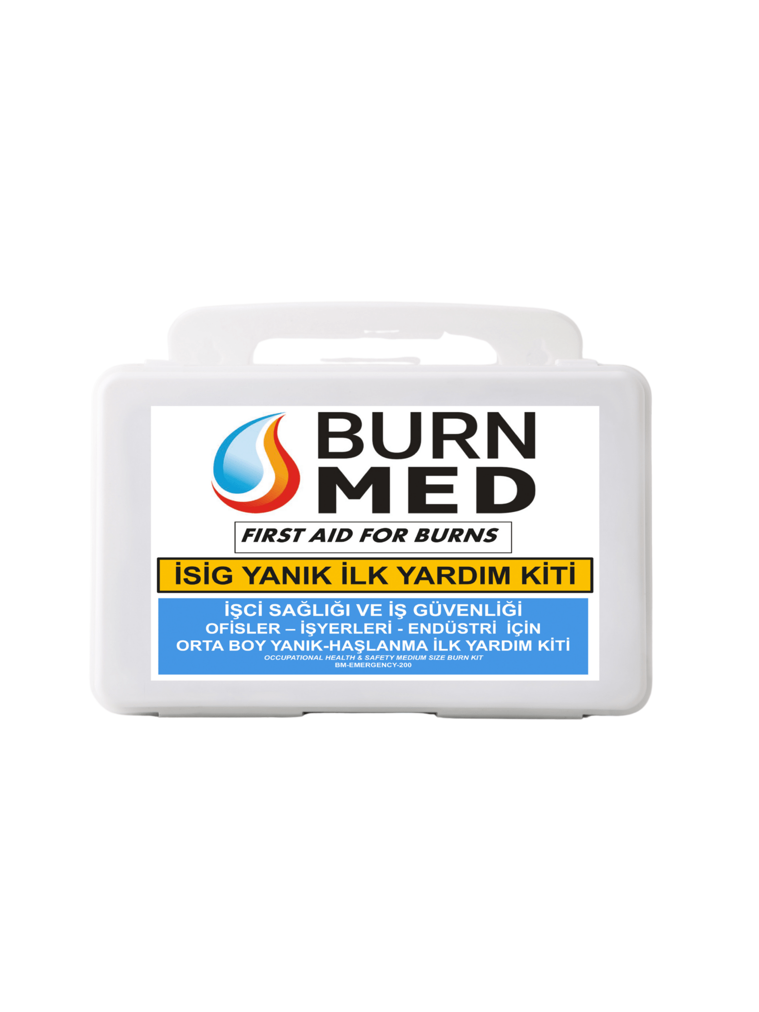 BURMED | İSİG YANIK İLK YARDIM KİTİ ORTA BOY - BURNMED