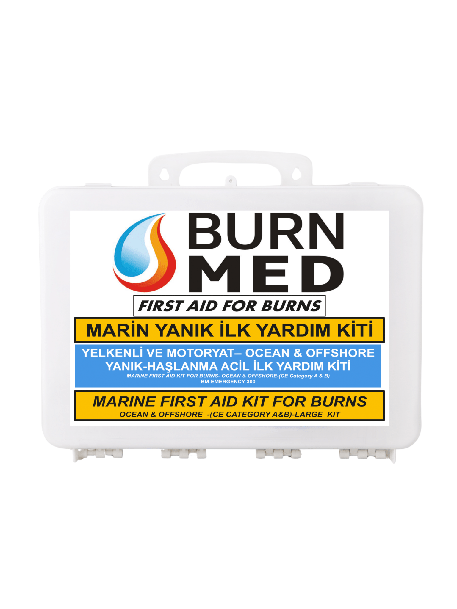 BURNMED | DENİZ | LİMAN | MARİN | YANIK İLK YARDIM KİTİ (BÜYÜK BOY) - BURNMED