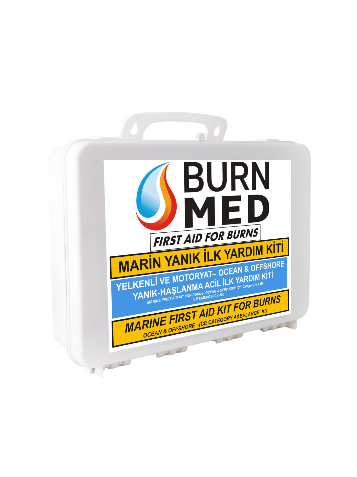 BURNMED | DENİZ | LİMAN | MARİN | YANIK İLK YARDIM KİTİ (BÜYÜK BOY) - BURNMED