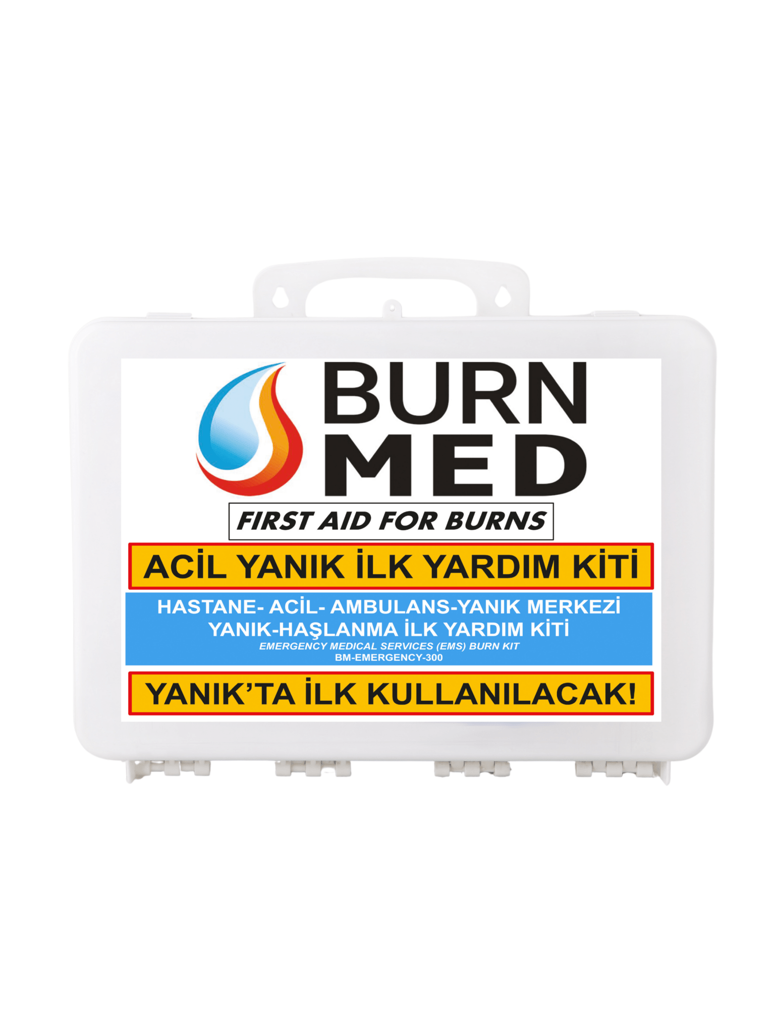 BURNMED | HASTANE | AMBULANS | İTFAİYE YANIK İLK YARDIM KİTİ - BURNMED