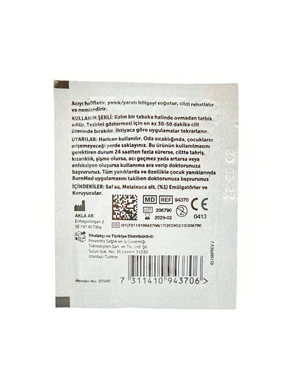 BURNMED YANIK İLK YARDIM JELİ 3,5GR - BURNMED