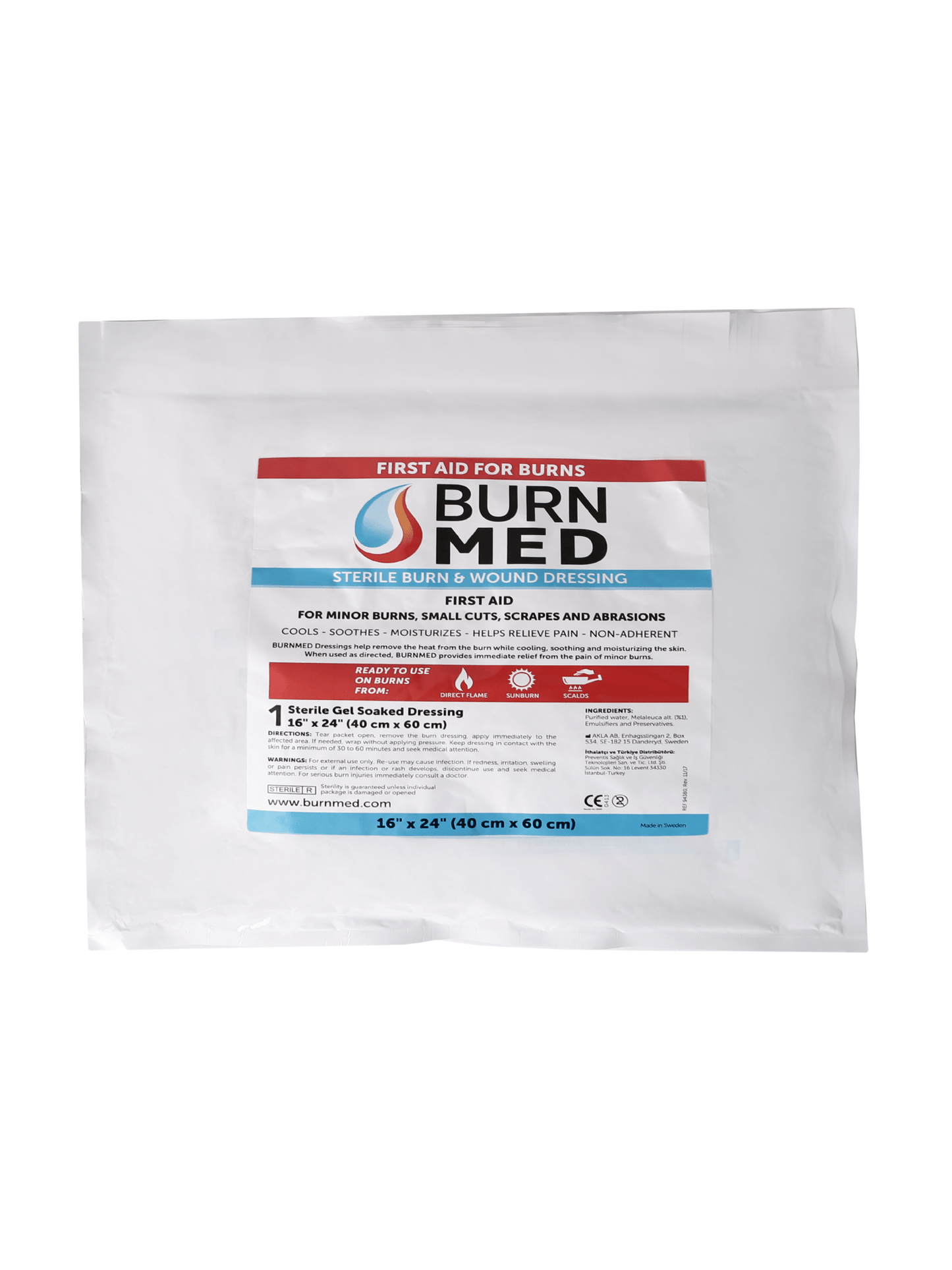 BURNMED YANIK İLK YARDIM PANSUMANI 40X60CM - BURNMED